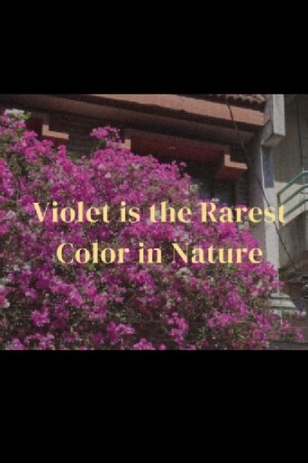 Violet is the rarest color in nature Poster of Violet is the rarest color in nature