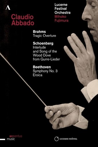 Claudio Abbado conducts Brahms, Schoenberg & Beethoven - Lucerne Festival Opening Concert Poster of Claudio Abbado conducts Brahms, Schoenberg & Beethoven - Lucerne Festival Opening Concert