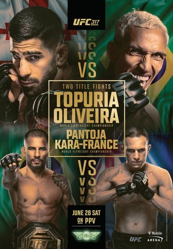 UFC 317: Topuria vs. Oliveira Poster of UFC 317: Topuria vs. Oliveira