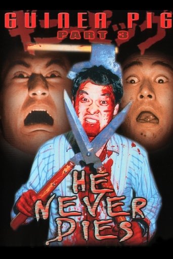 Guinea Pig Part 3: He Never Dies Poster of Guinea Pig Part 3: He Never Dies