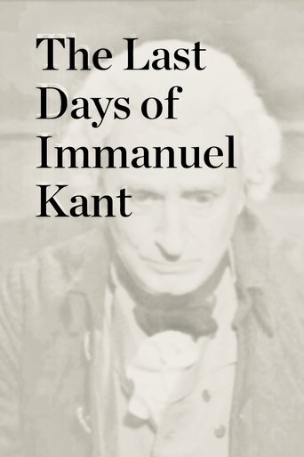 The Last Days of Immanuel Kant Poster of The Last Days of Immanuel Kant