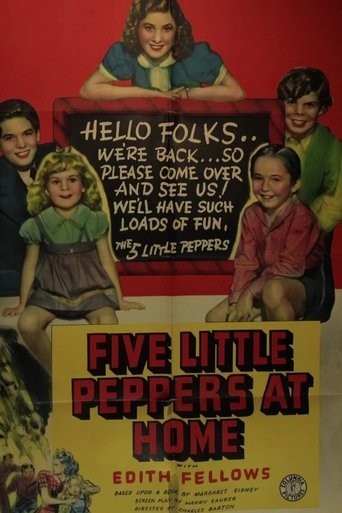 Five Little Peppers at Home Poster of Five Little Peppers at Home