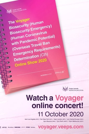 Voyager - Department of Synths and Riffs Online Live Show Poster of Voyager - Department of Synths and Riffs Online Live Show