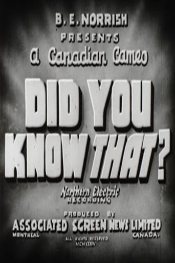 Did You Know That? Poster of Did You Know That?