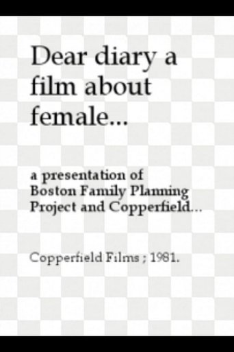 Dear Diary: A Film About Female Puberty Poster of Dear Diary: A Film About Female Puberty