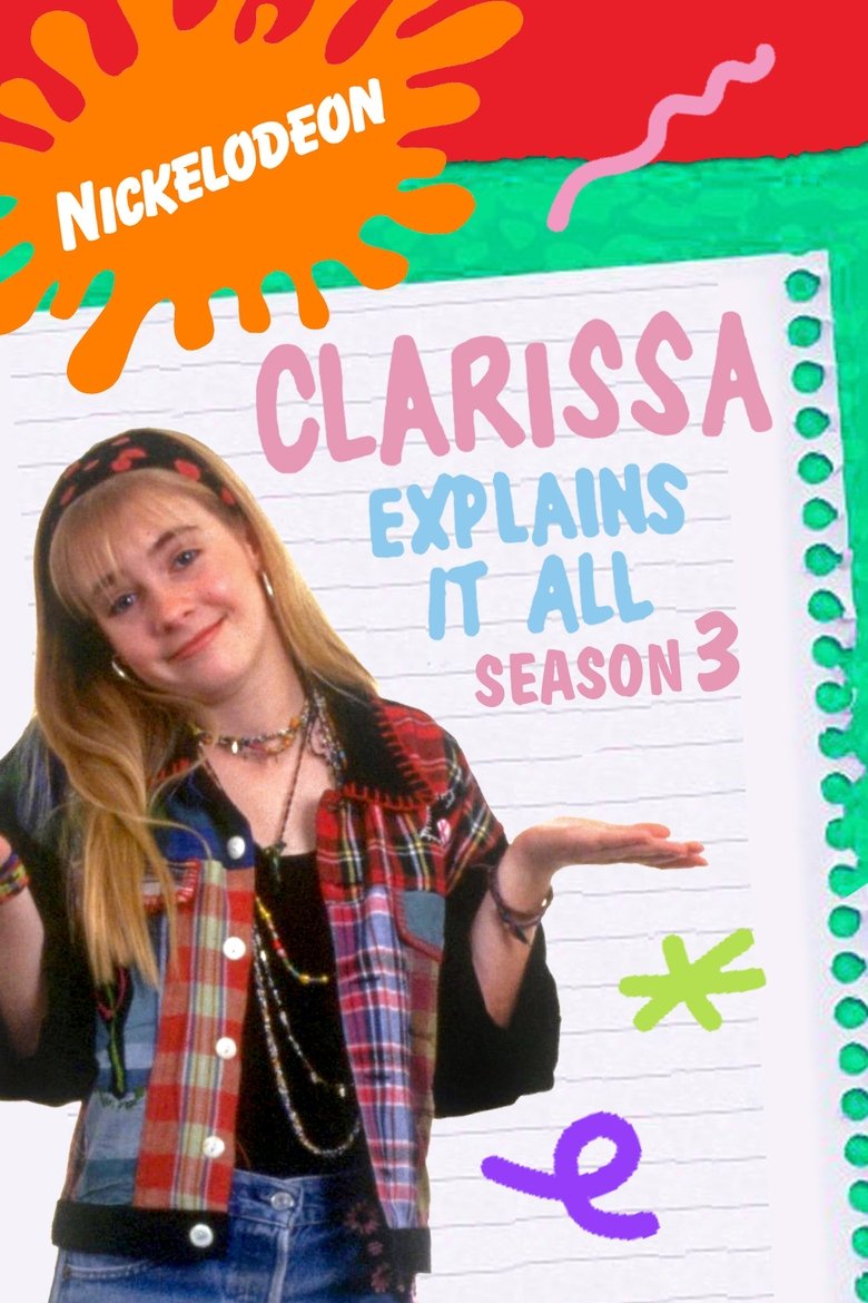 Episodes in Clarissa Explains It All - Season 3 - Season 3 Poster of Episodes in Clarissa Explains It All - Season 3 - Season 3