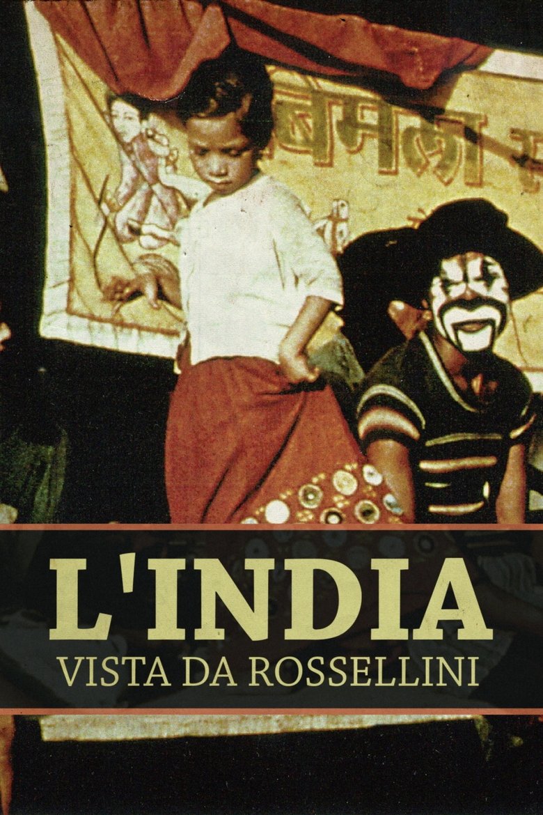 L'India vista da Rossellini Poster of L'India vista da Rossellini