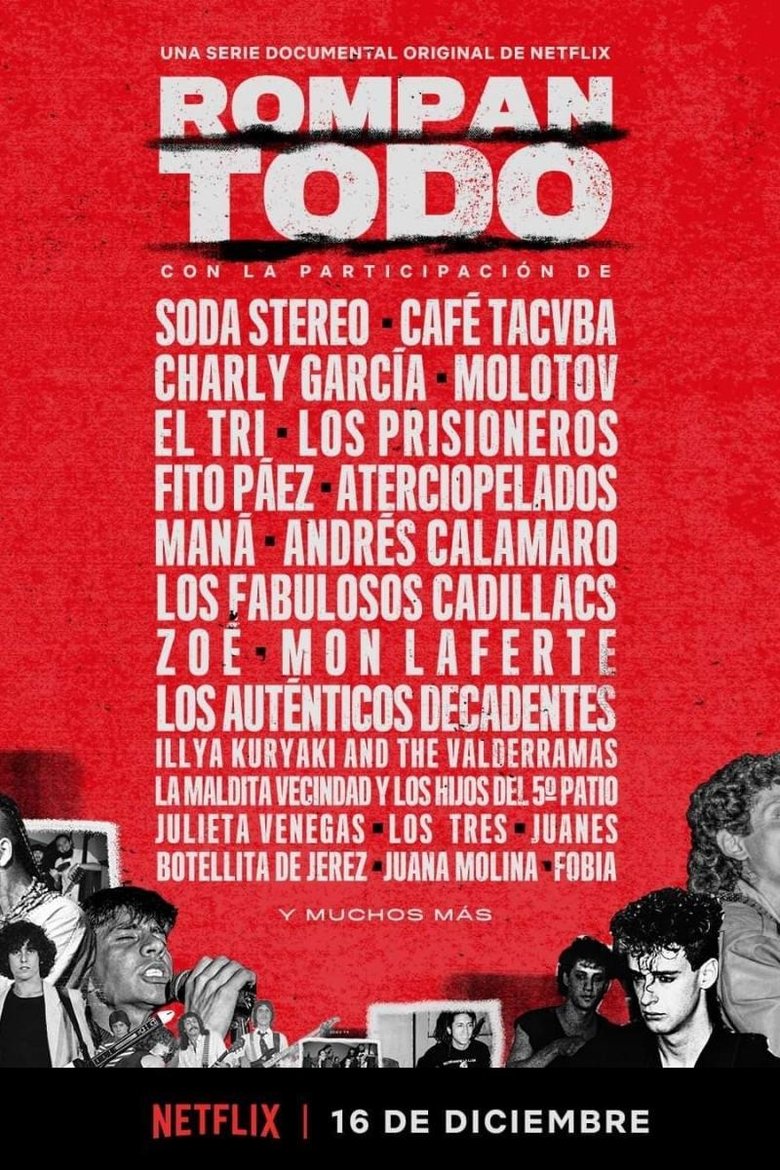 Episodes in BREAK IT ALL The History Of Rock In Latin America - Miniseries - Miniseries Poster of Episodes in BREAK IT ALL The History Of Rock In Latin America - Miniseries - Miniseries