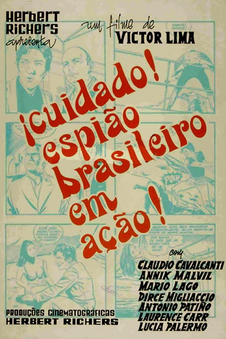 Cuidado! Espião Brasileiro em Ação! Poster of Cuidado! Espião Brasileiro em Ação!