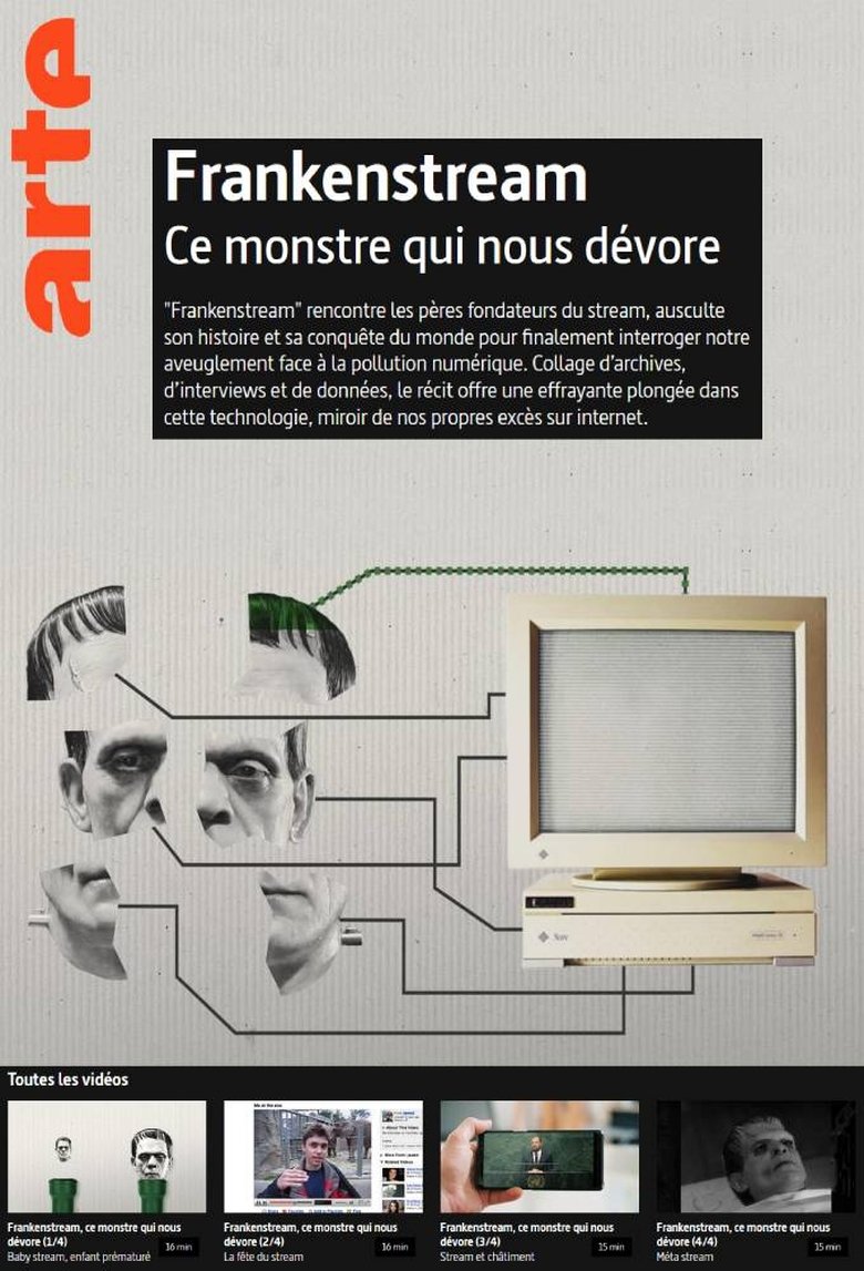 Frankenstream, ce monstre qui nous dévore Poster of Frankenstream, ce monstre qui nous dévore