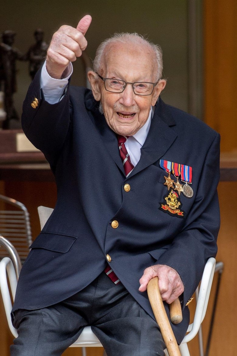 Captain Sir Tom Moore Portrait of Captain Sir Tom Moore