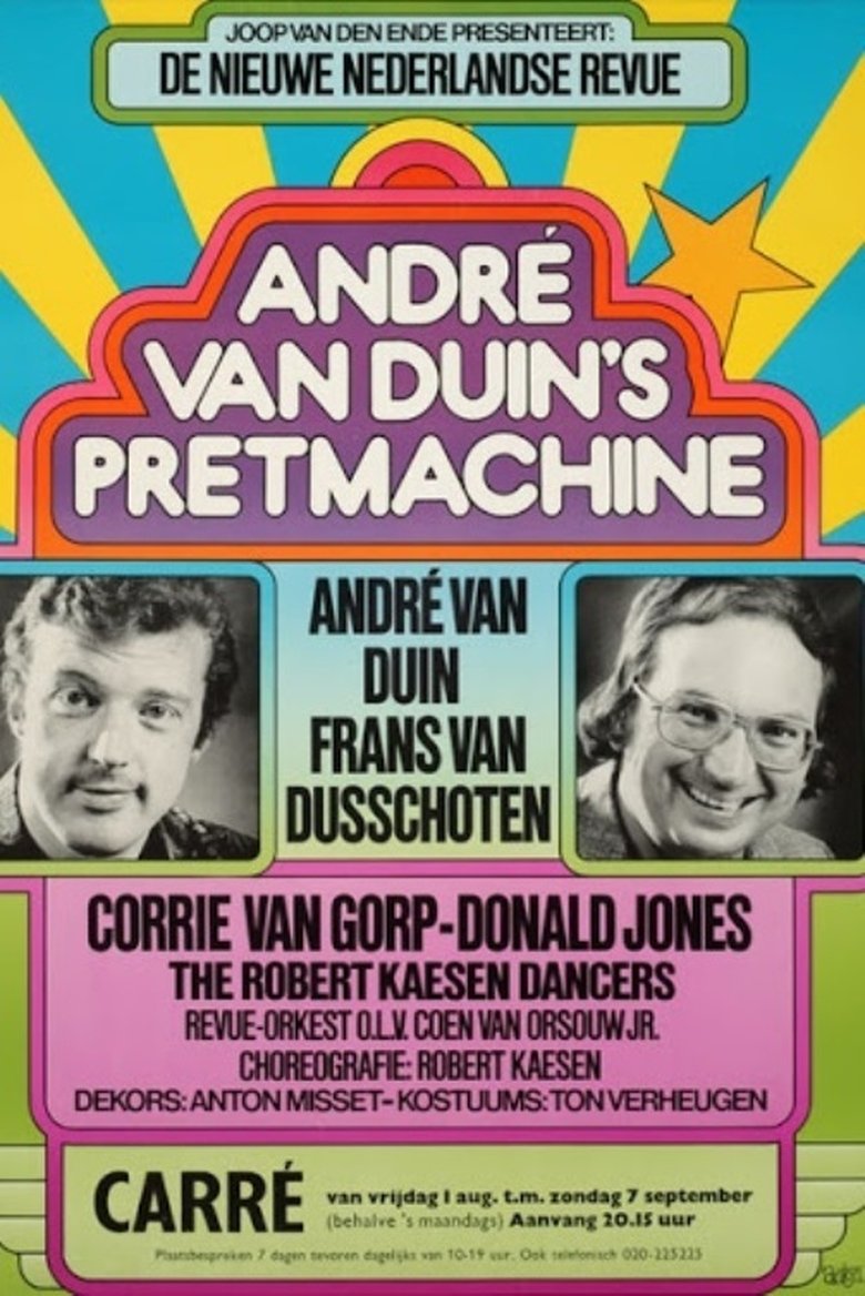 André van Duin’s Pretmachine Poster of André van Duin’s Pretmachine