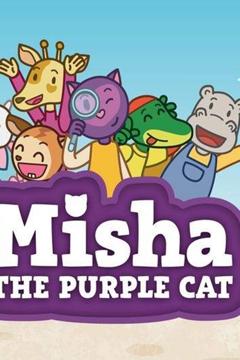 Misha the Purple Cat Poster of Misha the Purple Cat