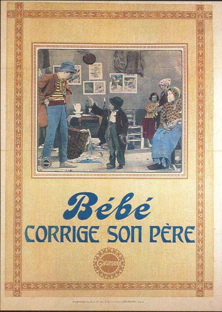 Bébé Corrects His Father Poster of Bébé Corrects His Father