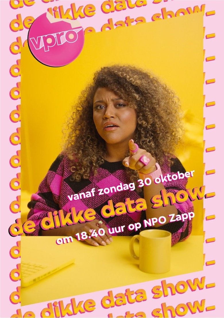 De dikke data show Poster of De dikke data show