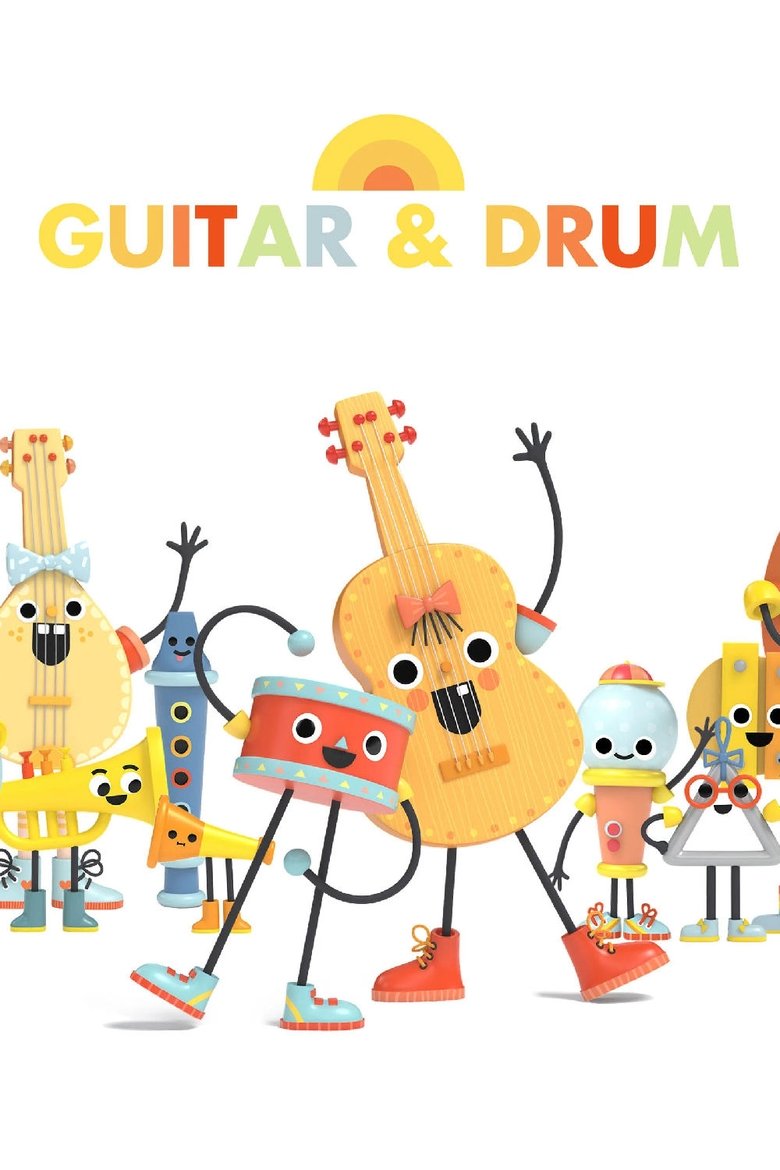 Guitar & Drum Poster of Guitar & Drum