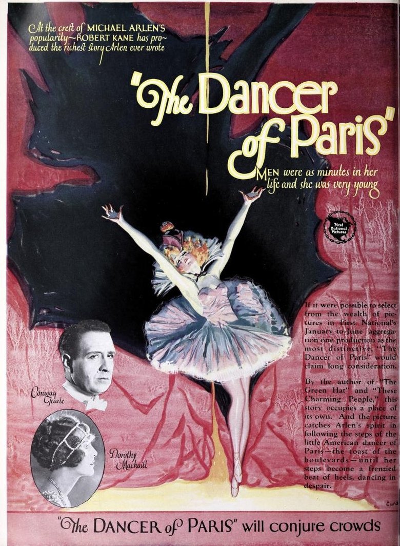 The Dancer of Paris Poster of The Dancer of Paris