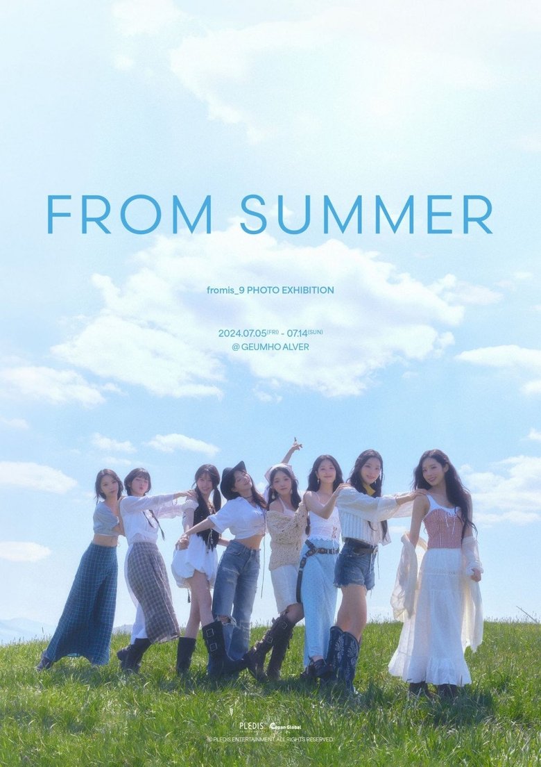 fromis_9's Summer Night Poster of fromis_9's Summer Night