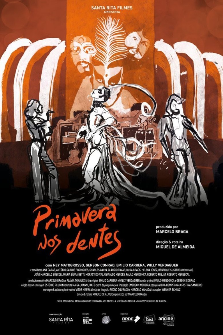 Primavera nos Dentes – A História do Secos & Molhados Poster of Primavera nos Dentes – A História do Secos & Molhados