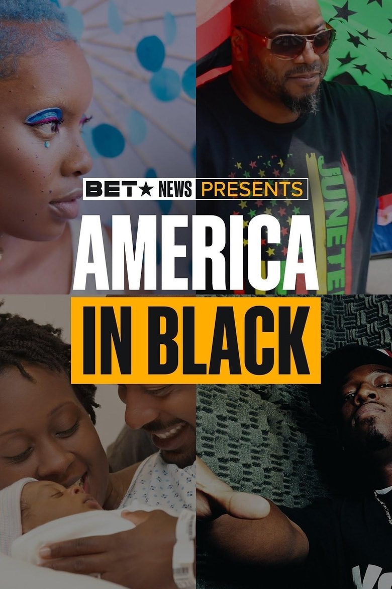 America in Black Poster of America in Black