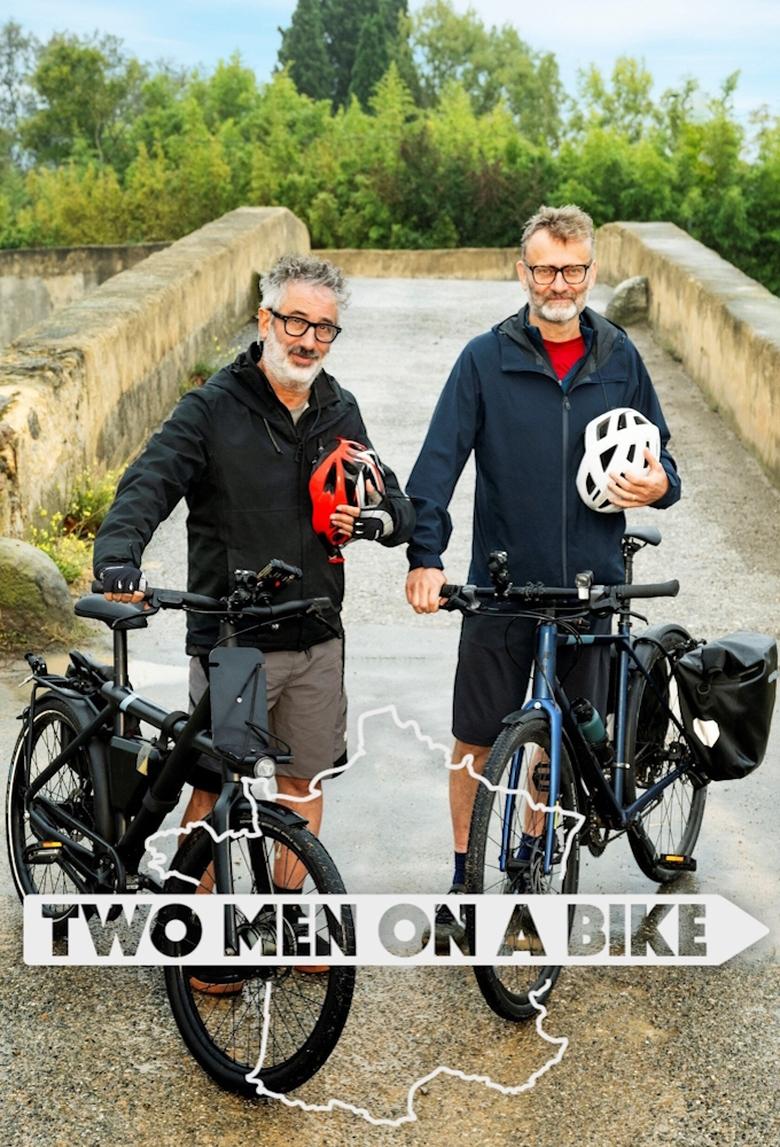 Two Men on a Bike Poster of Two Men on a Bike