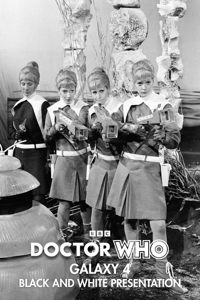 Episodes in Doctor Who Galaxy 4 - Black and White Presentation - Black and White Presentation Poster of Episodes in Doctor Who Galaxy 4 - Black and White Presentation - Black and White Presentation