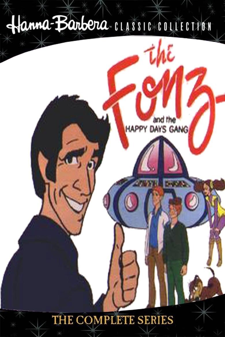 The Fonz and the Happy Days Gang Poster of The Fonz and the Happy Days Gang