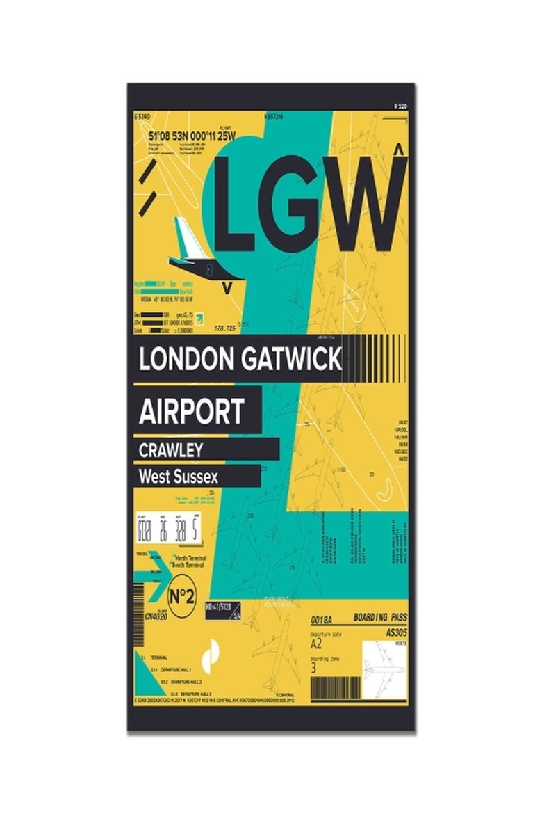 Gatwick Airport '90 Poster of Gatwick Airport '90