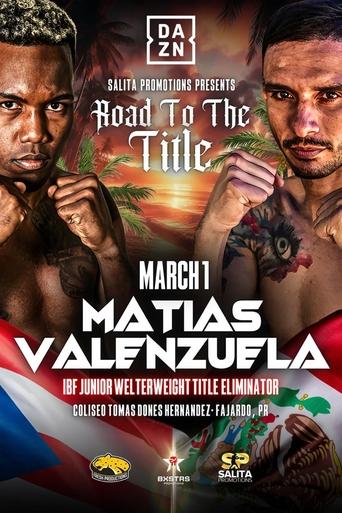 Poster of Subriel Matias vs. Gabriel Valenzuela