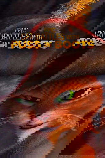 Poster of Epic Cat Battles with Puss In Boots