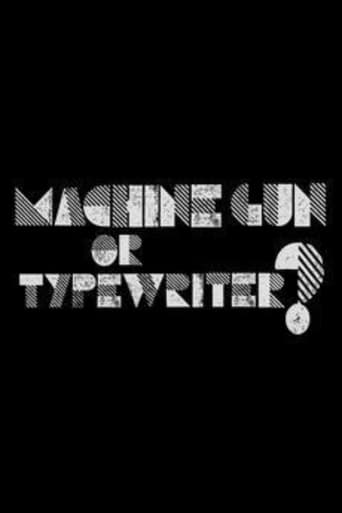 Poster of Machine Gun or Typewriter?