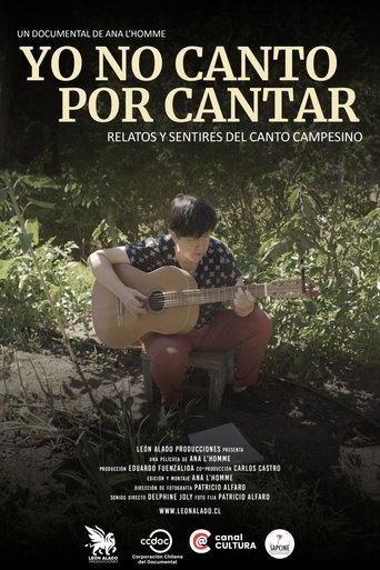 Poster of Yo no canto por cantar