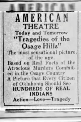 Poster of Tragedies of the Osage Hills