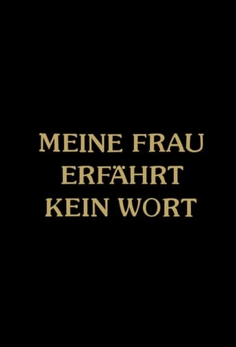 Poster of Meine Frau erfährt kein Wort