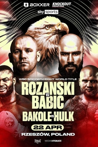 Poster of Lukasz Rozanski vs. Alen Babic