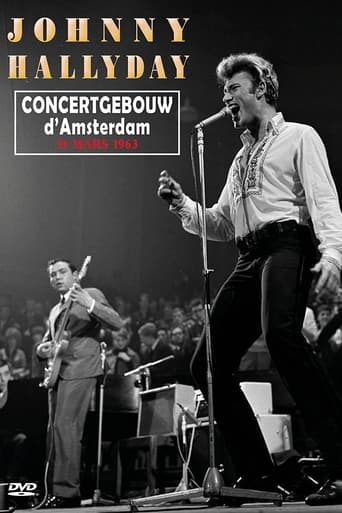 Poster of Johnny Hallyday concert Amsterdam 1963