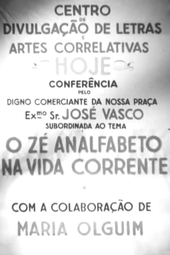 Poster of O Zé Analfabeto na Vida Corrente