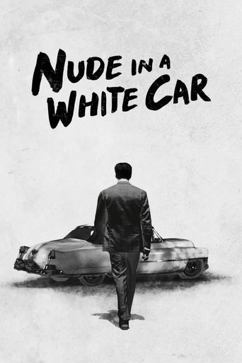 Poster of Blonde in a White Car