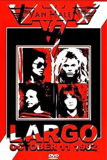Poster of Van Halen: Largo Oct 11, 1982