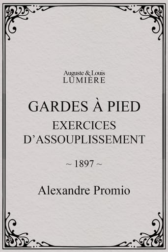 Poster of Gardes à pied : exercices d’assouplissement