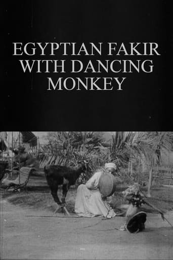 Poster of Egyptian Fakir with Dancing Monkey