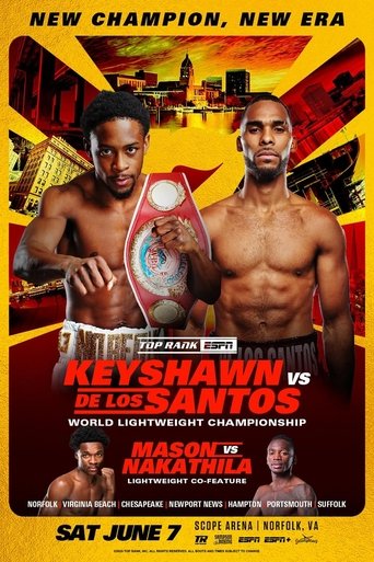 Poster of Keyshawn Davis vs. Edwin De Los Santos