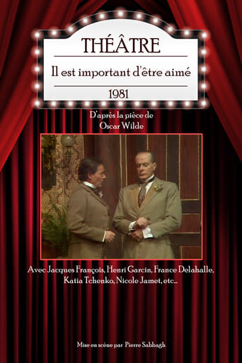 Poster of Il est important d'être aimé