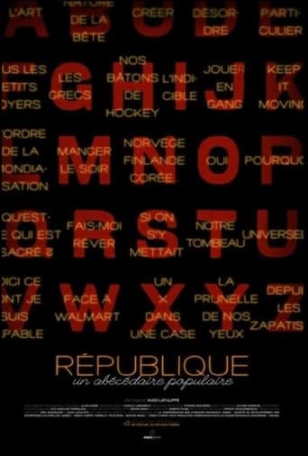 Poster of République, un abécédaire populaire