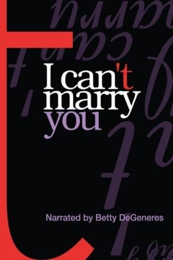 Poster of I Can't Marry You