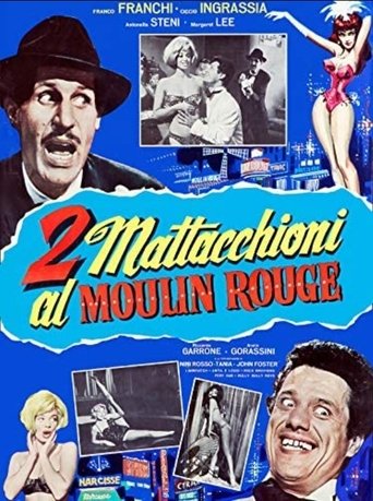 Poster of 2 mattacchioni al Moulin Rouge