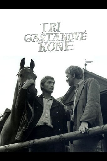 Tri gaštanové kone Poster of Tri gaštanové kone