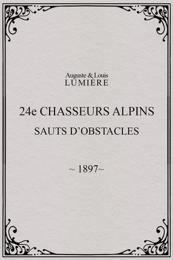 Poster of 24ème chasseurs alpins : sauts d’obstacles