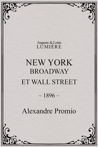 Poster of New York, Broadway and Wall Street