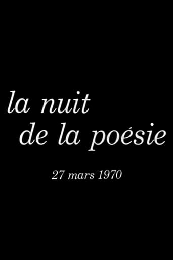 Poster of La nuit de la poésie 27 mars 1970